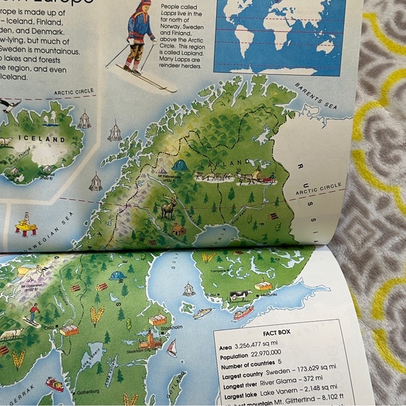 Picture Atlas of the World - Homeschool Teacher Kids School READ DESCRIPTION - Picture 3 of 5